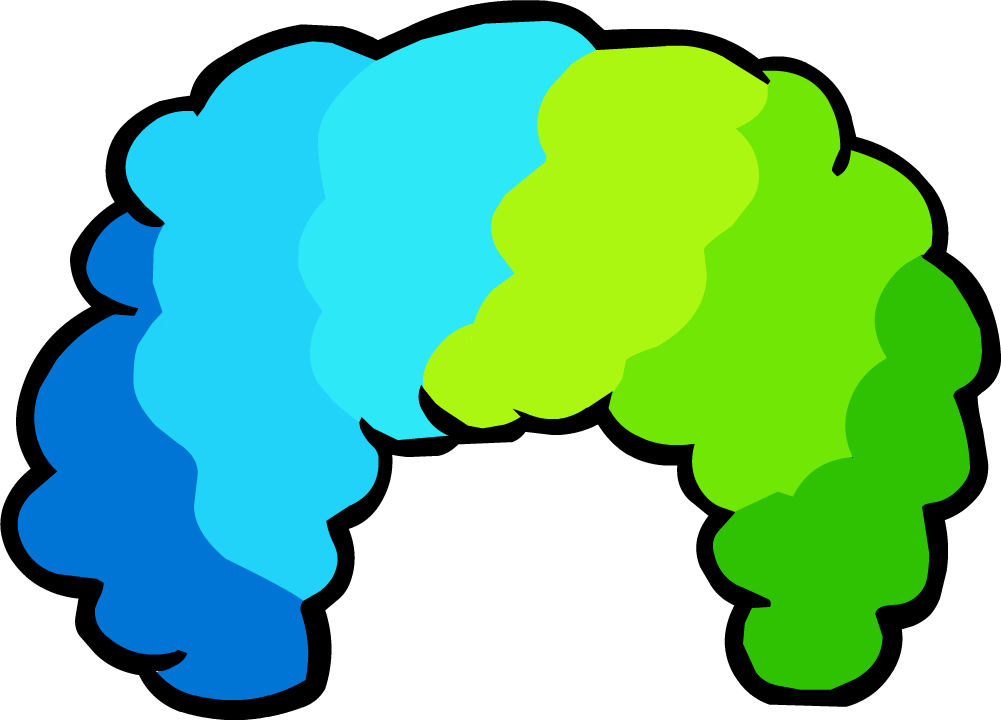 Clown Wig Cliparts - Clown Wig Clip Art (1001x720)