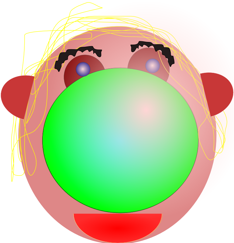 Clown Smiley Clip Art - Clown Smiley Clip Art (770x800)