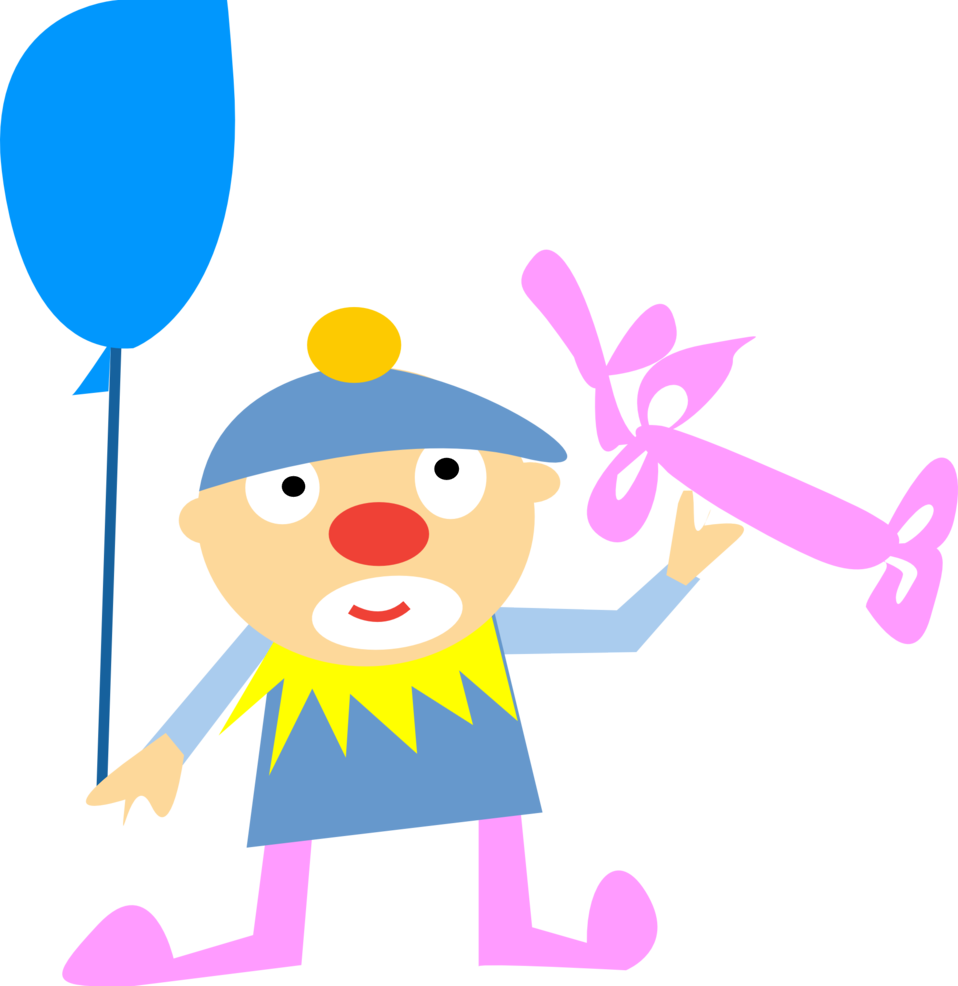 Mansfield Richland County Public Library - Clown Vector Png (958x986)