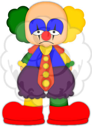 Clown Clip Art - Clip Art (300x432)