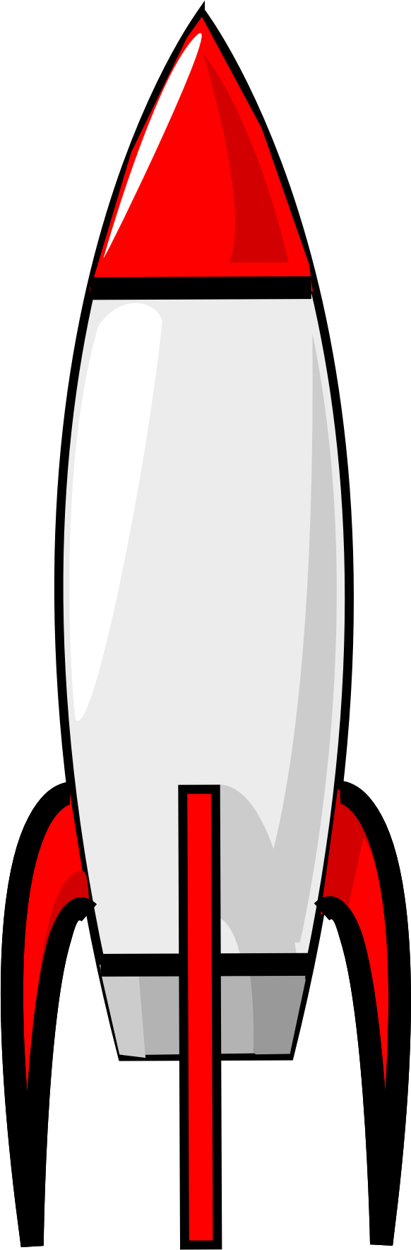 Cartoon Moon Rocket Remix 3 - Cartoon Rocket (582x1769)
