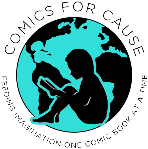 Comics For Cause Footer - Women's Voices For The Earth (479x483)