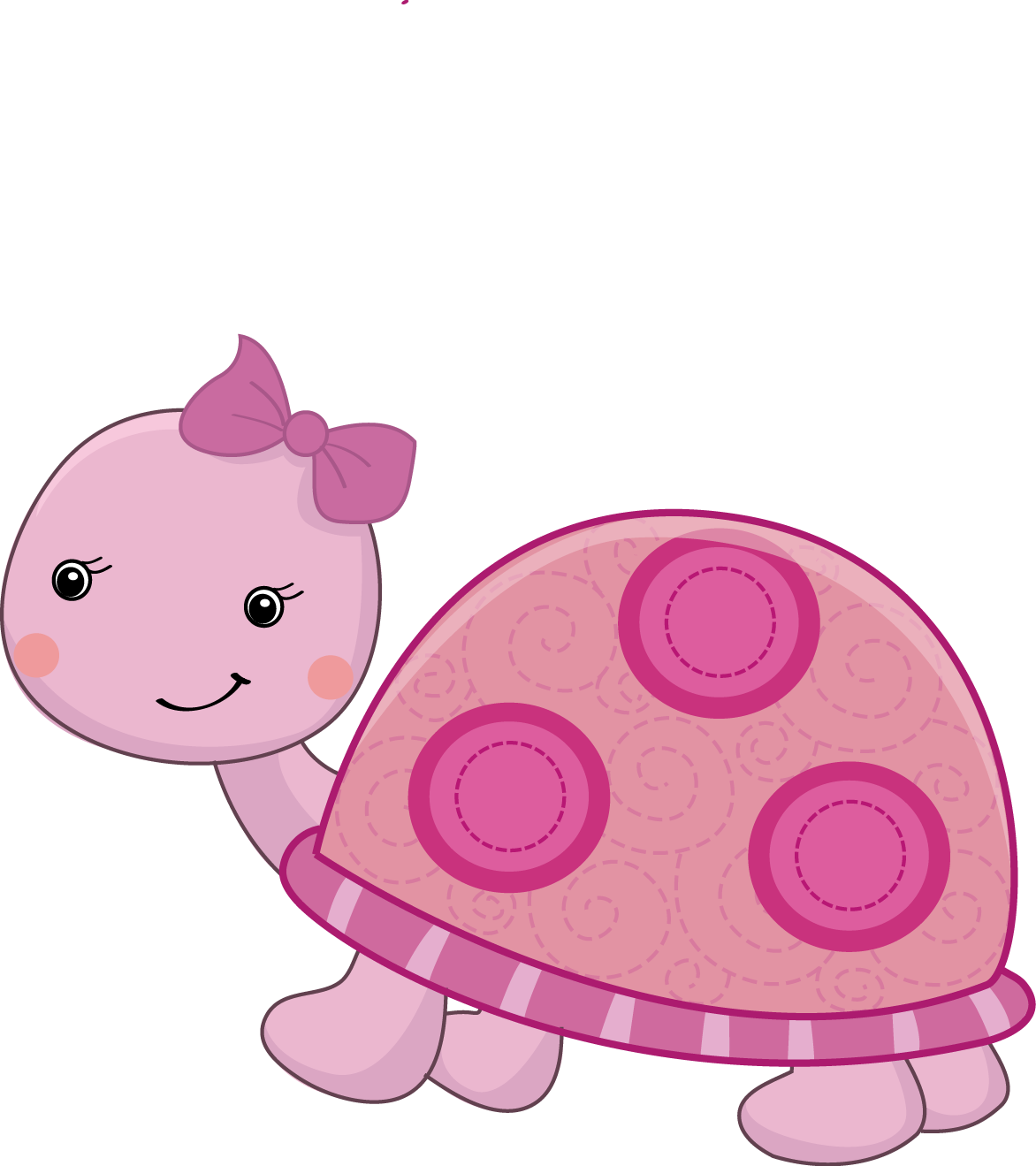 Baby Animal Clipart Patchwork - Pink Animals Clipart (1172x1319)