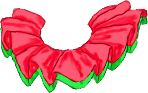 Clown Collar Red And Green By Clipartcotttage - Clipart Clown Hat (500x314)