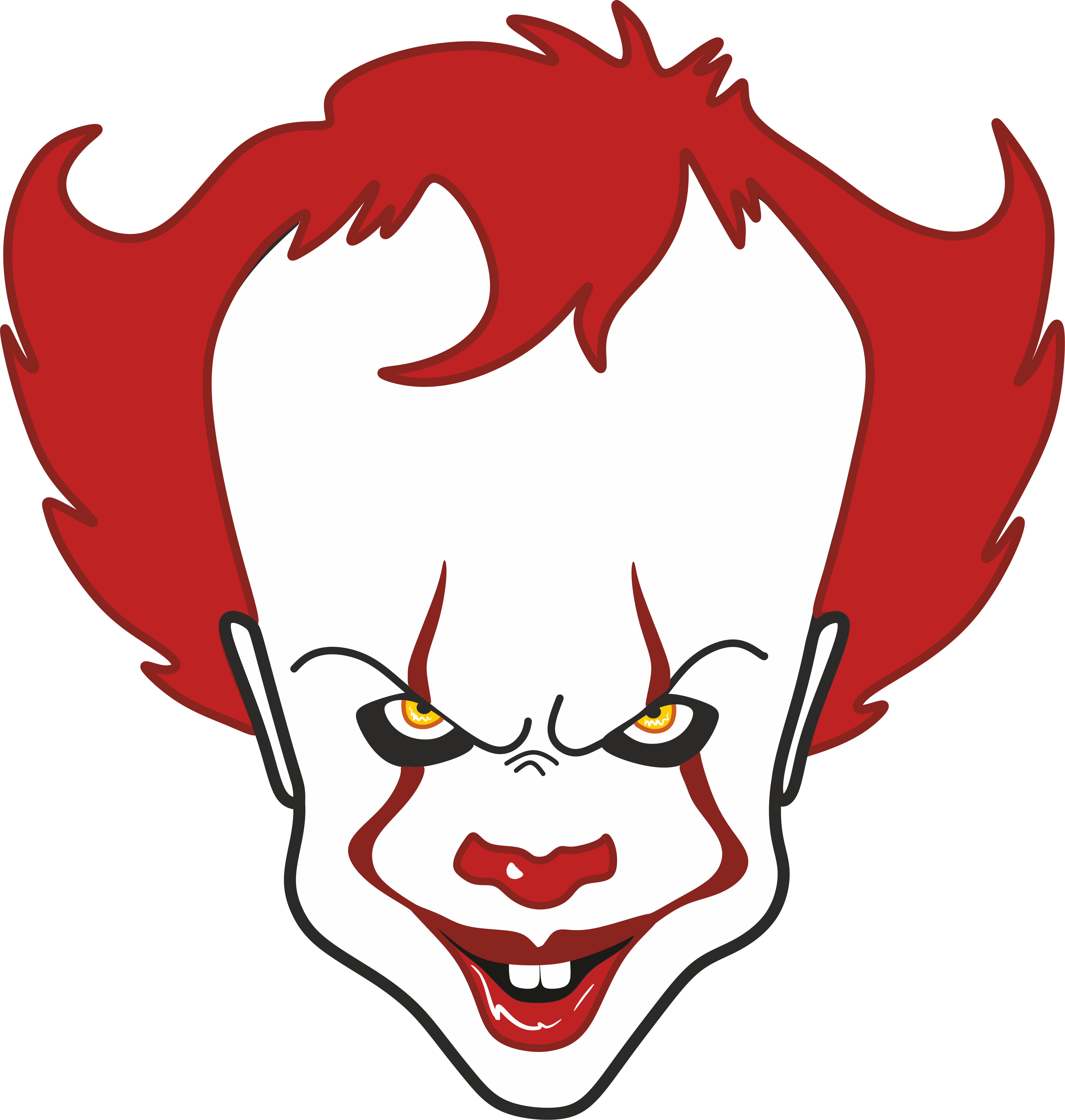 Franka - Pennywise Clipart (4182x4398)