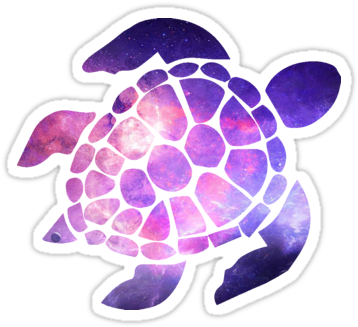 Turtle - " - Sea Turtle Clipart Black And White (375x360)