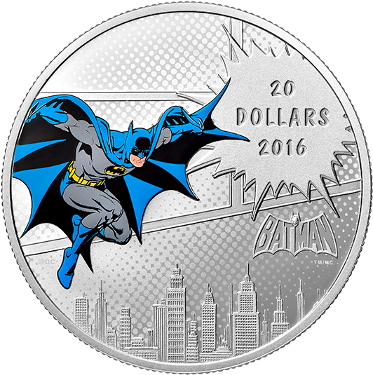 Dc Comics Originals - Batman Silver Coin (570x570)
