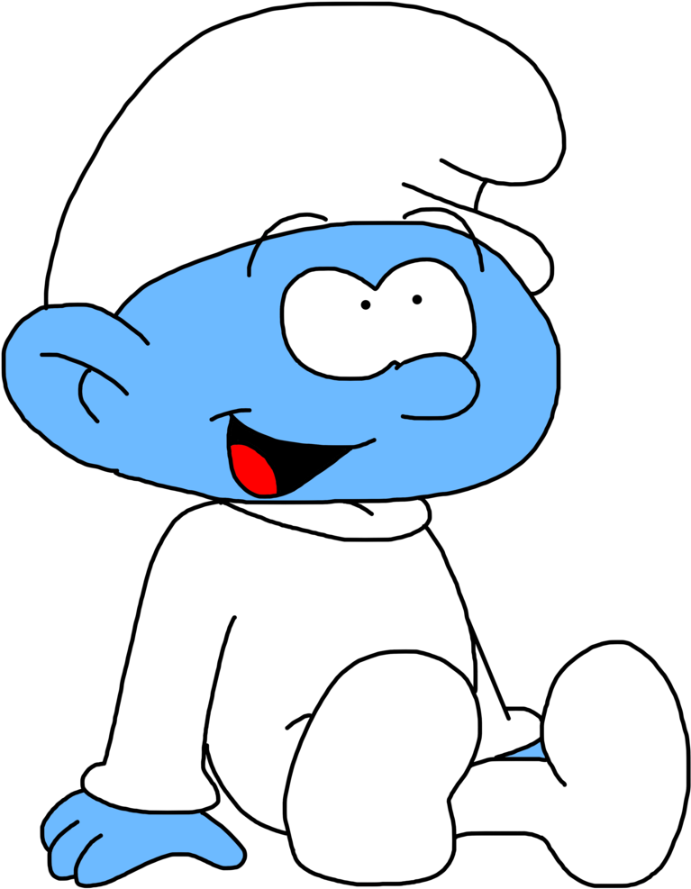 Baby Smurf - Baby Smurf Png (1024x1024)