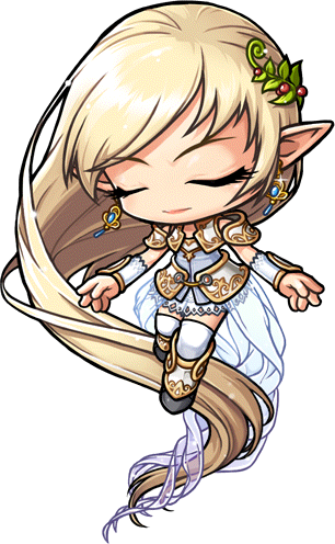 Early Sketches For Another Cygnus Knights Illustration - Maplestory Chibi (306x496)