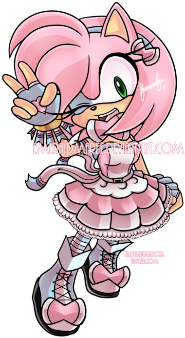 My Art Jennifersillustrations Digital Art Amy Rose - January 12 (443x750)