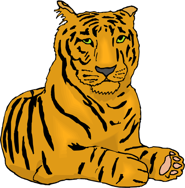 Rat Ox Tiger - Tiger Clip Art (740x750)
