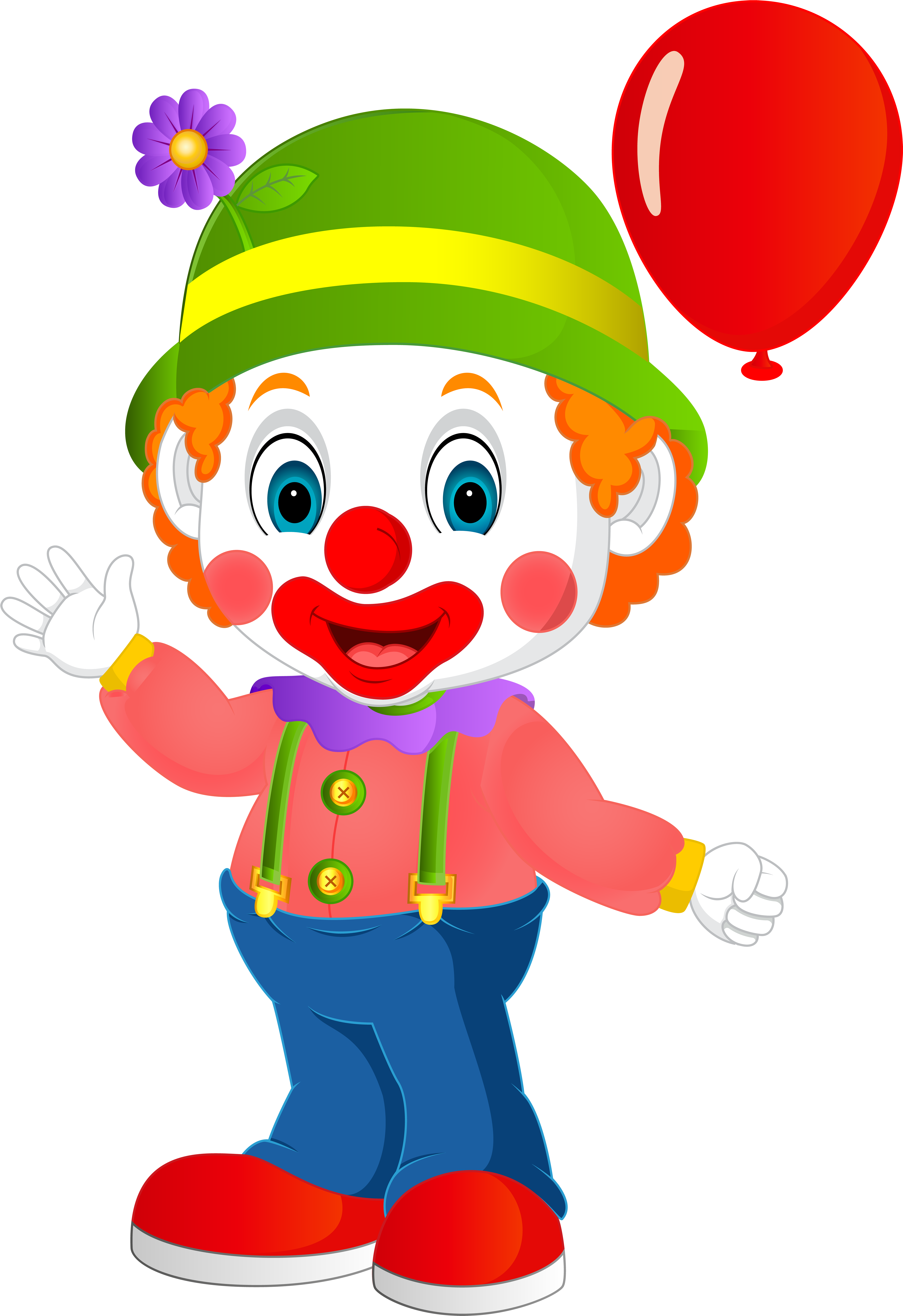Cute Clown Transparent Png Clip Art Image - Clown Clipart Transparent (5489x8000)
