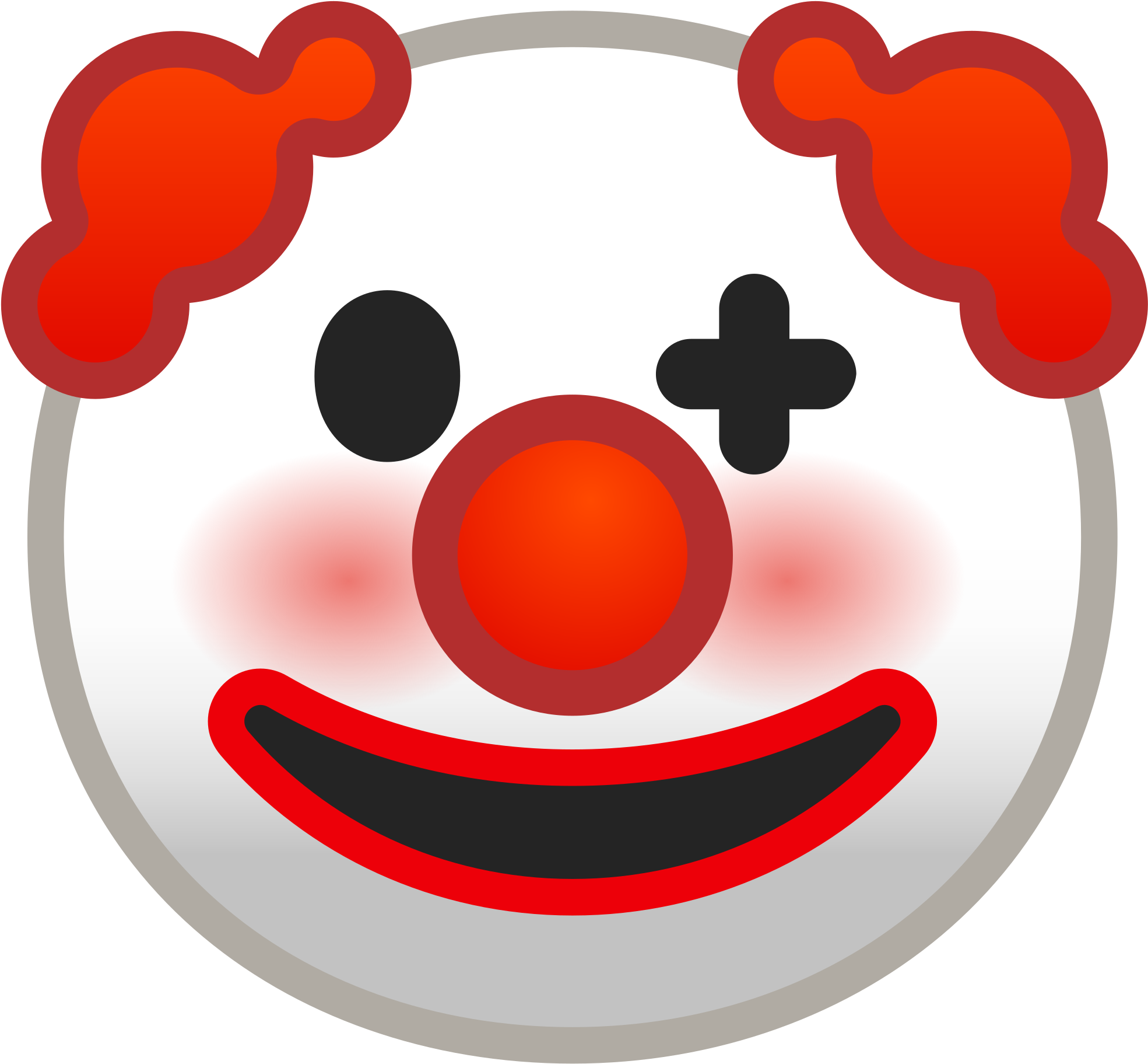 Google - Clown Emoji (2000x2000)