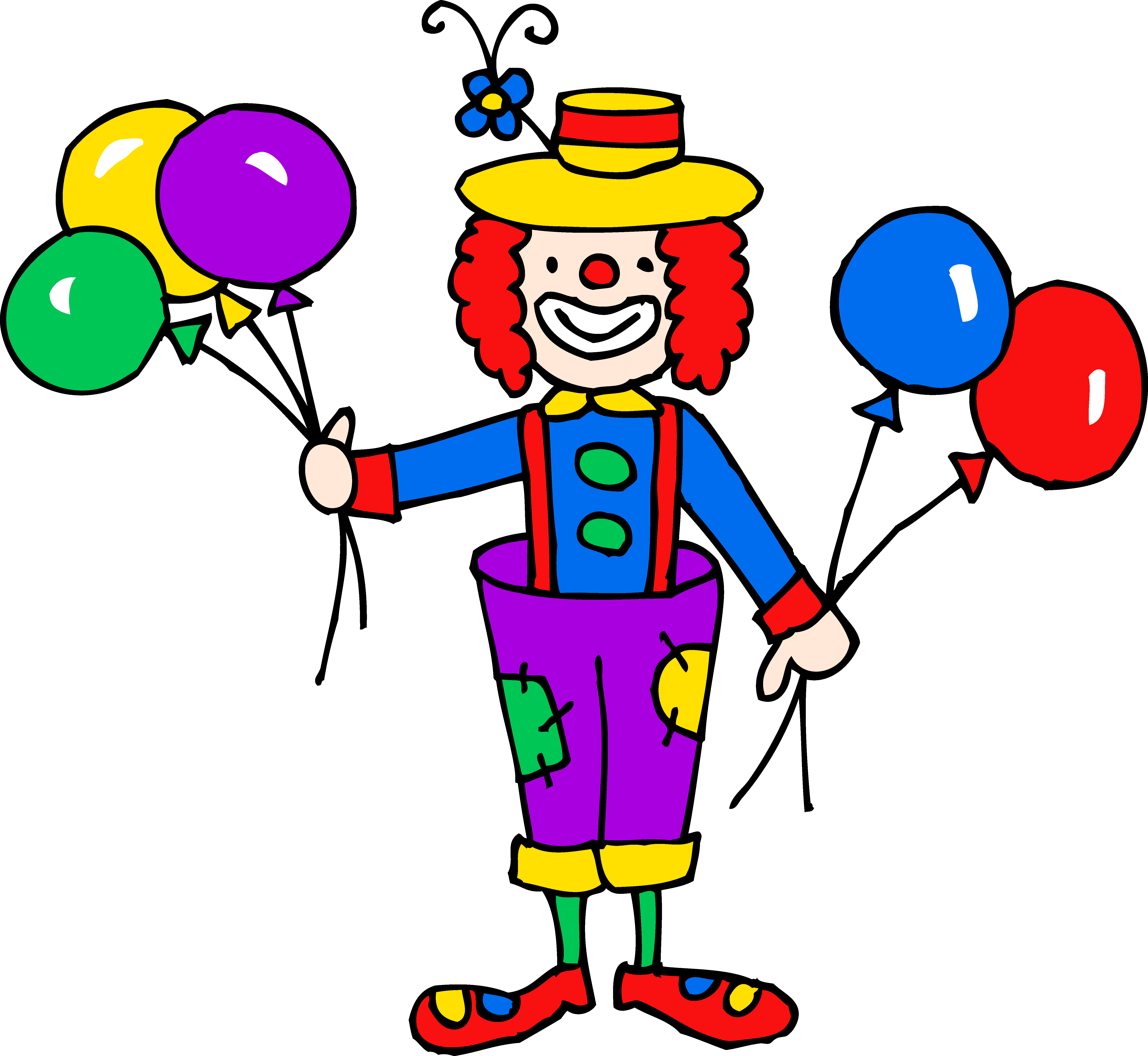 Клоун с шарами. Клоун клипарт на прозрачном фоне. Клоун с шариками для детей. Клоун рисунок детский. Клоун мультяшный.