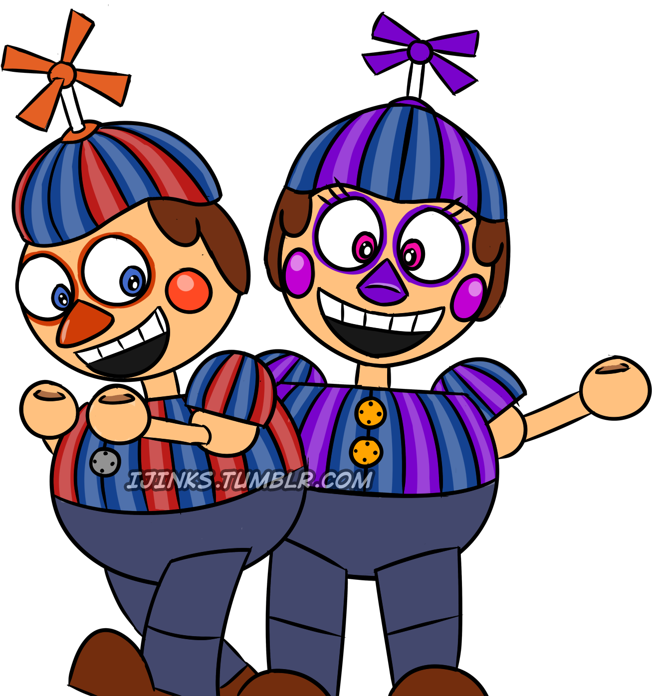 Creepy Clown Twins - Evil Clown (1557x1500)