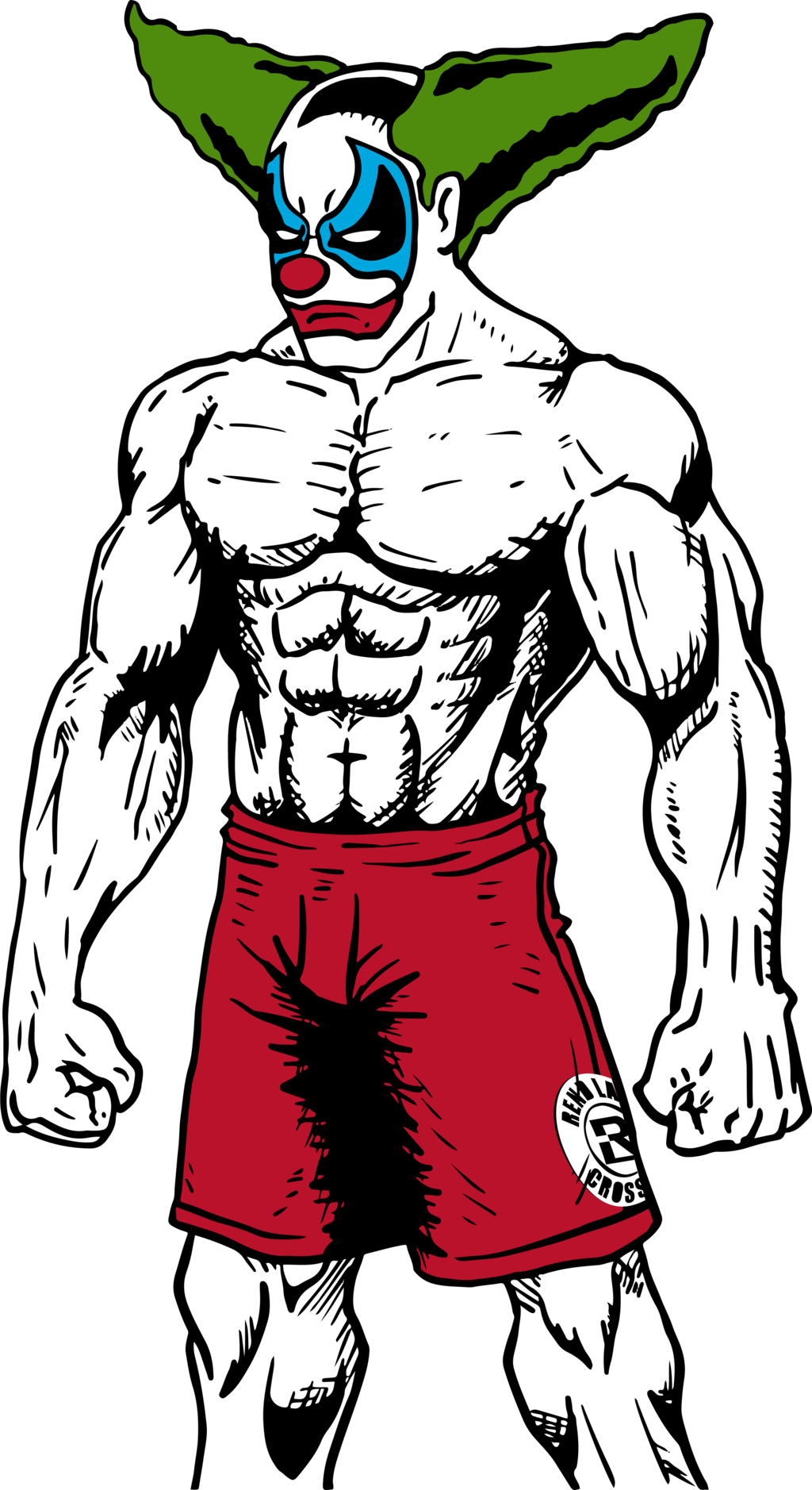 Design Work Drawings - Pukie The Clown Crossfit (1024x1878)