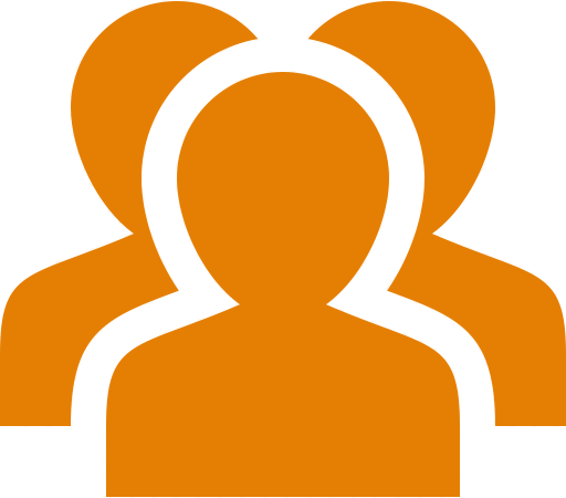 Customer-icon - Customer Orange (512x450)