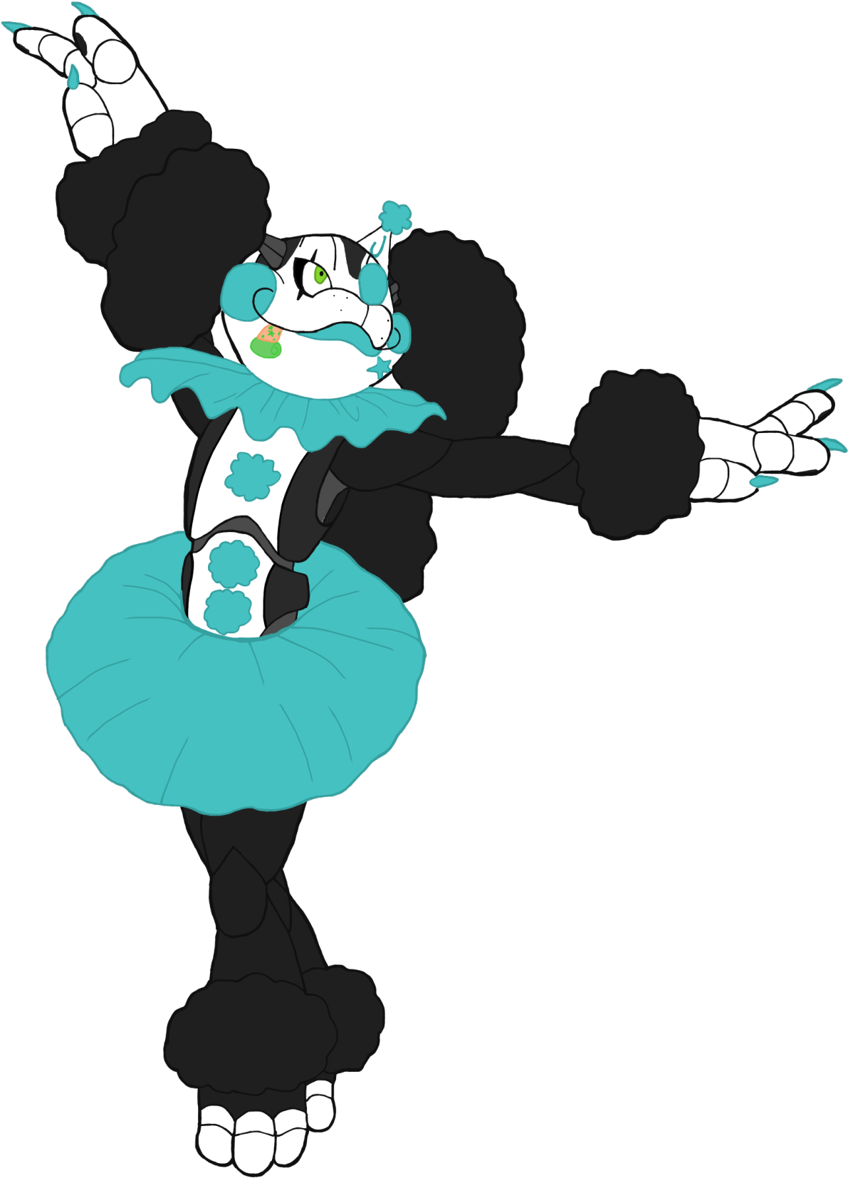 Jubilo The Animatronic Dancing Poodle Clown - Poodle (1280x1804)