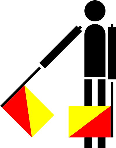 Semaphore Alpha Clipart, Vector Clip Art Online, Royalty - Semaphore Flags (900x819)