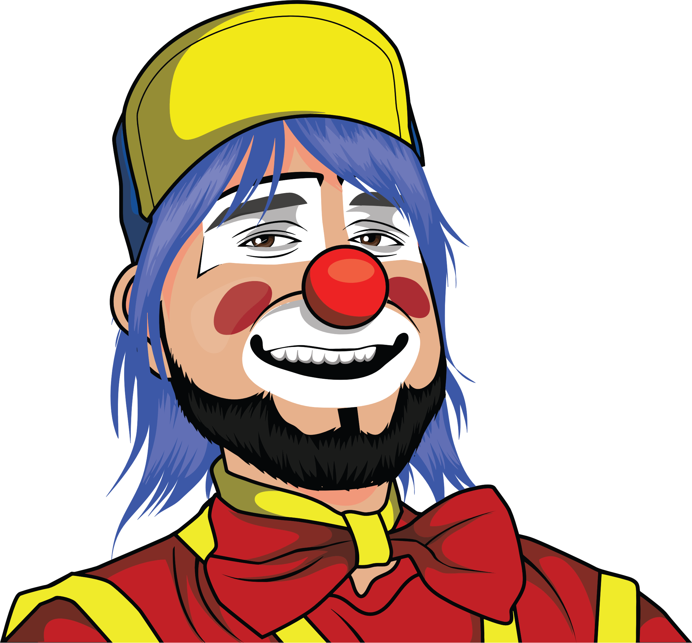 Clown Illustration - Clip Art Of Clown Boy (2258x2098)