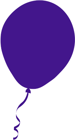 Purple Balloon Slider - Transparent Background Purple Balloon (326x500)