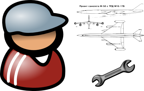 Fixed Wing Mechanic Clip Art At Clker - People Clipart (600x380)