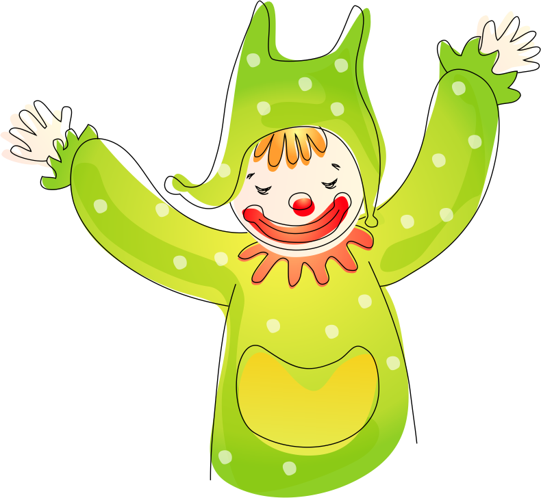 Cartoon Clown Clip Art - Cartoon Clown Clip Art (790x728)