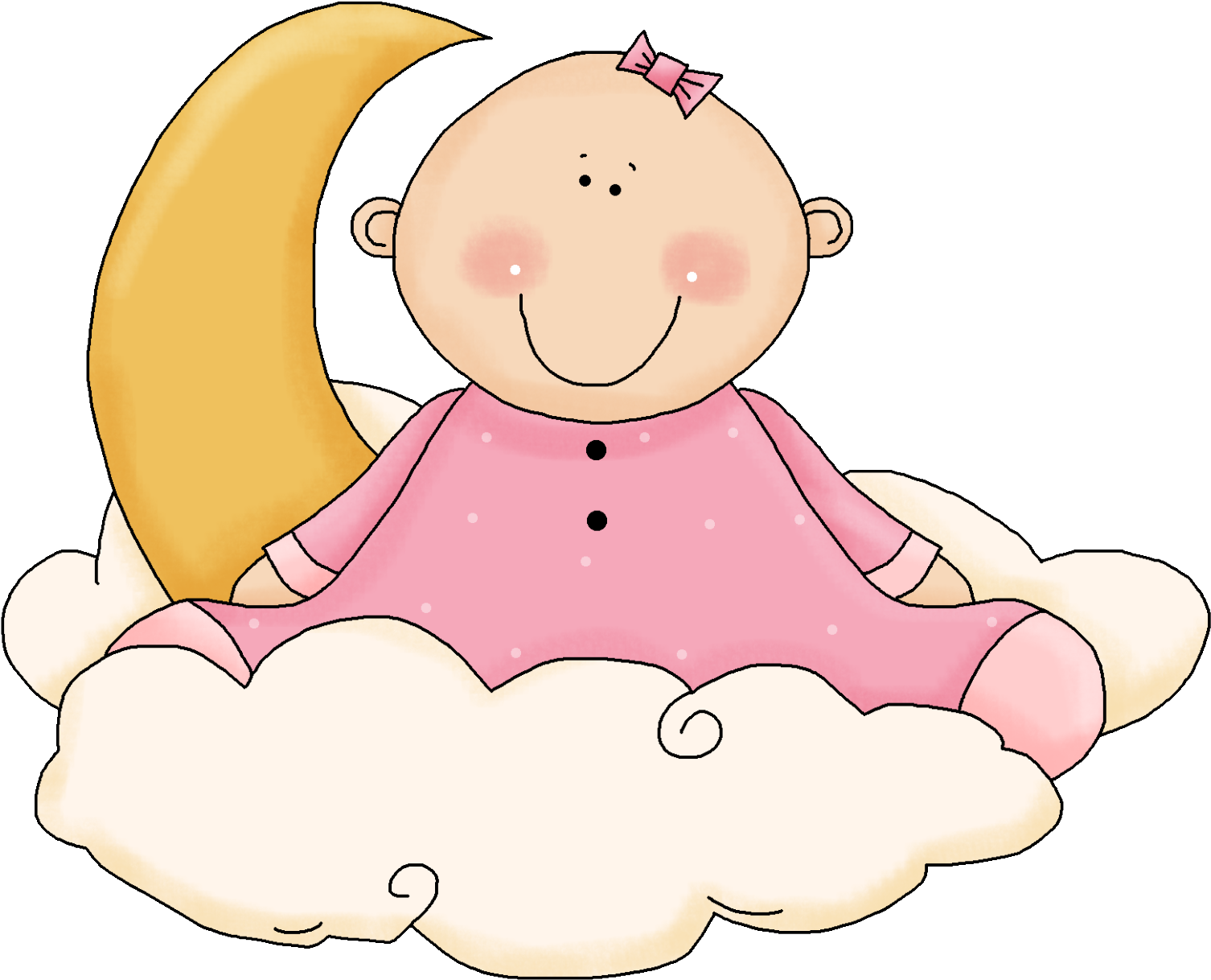 Baby Cards, Baby Pictures, Card Crafts, Clip Art, Girls - Babcias Angel Girl Round Ornament (1600x1277)