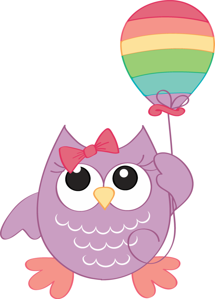 Album - Birthday Owl Clipart (735x1024)