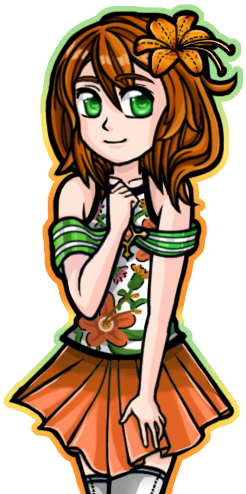 Flower Girl By Abstractathaon - Drawing (277x504)