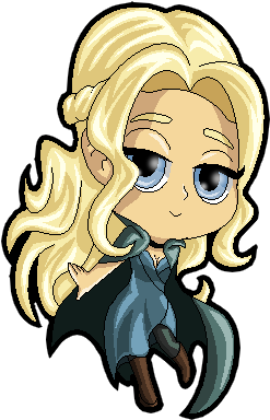 Chibi Daenerys Targaryen By Itzeldrag108 - Cartoon (334x466)