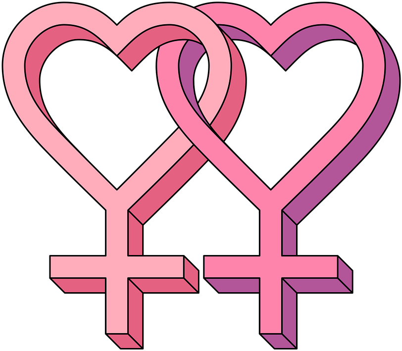 Patchwork Heart Cliparts 13, - Lesbian Symbol (830x720)