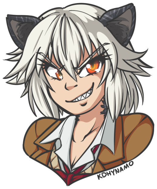 Kdhynamo Face Facial Expression Mammal Human Hair Color - Killing Bites Hitomi (551x649)