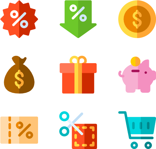 Black Friday 36 Icons - Offer Flat Icon (600x564)