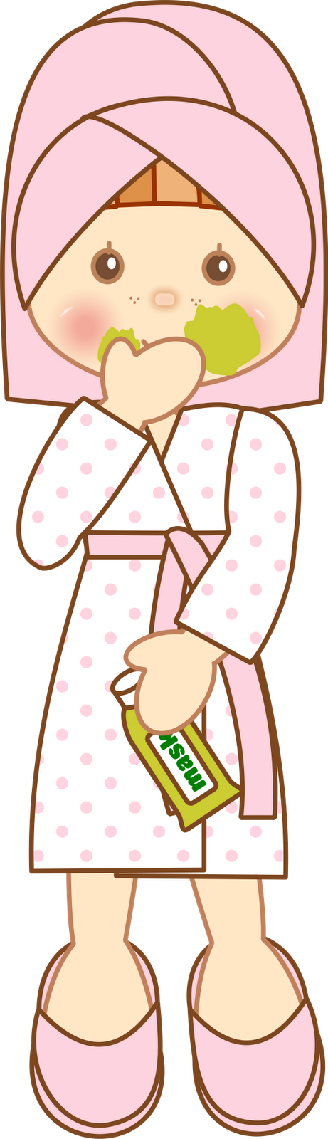 Spa Birthday, Spa Day, Spas, Clip Art, Patchwork, Beauty - Clip Art (461x1600)