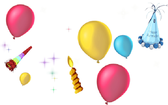 Party Balloons Clipart Png Party Clowns - Portable Network Graphics (600x600)