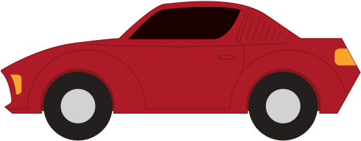 Isolated Sports Car Illustration - Car (550x550)