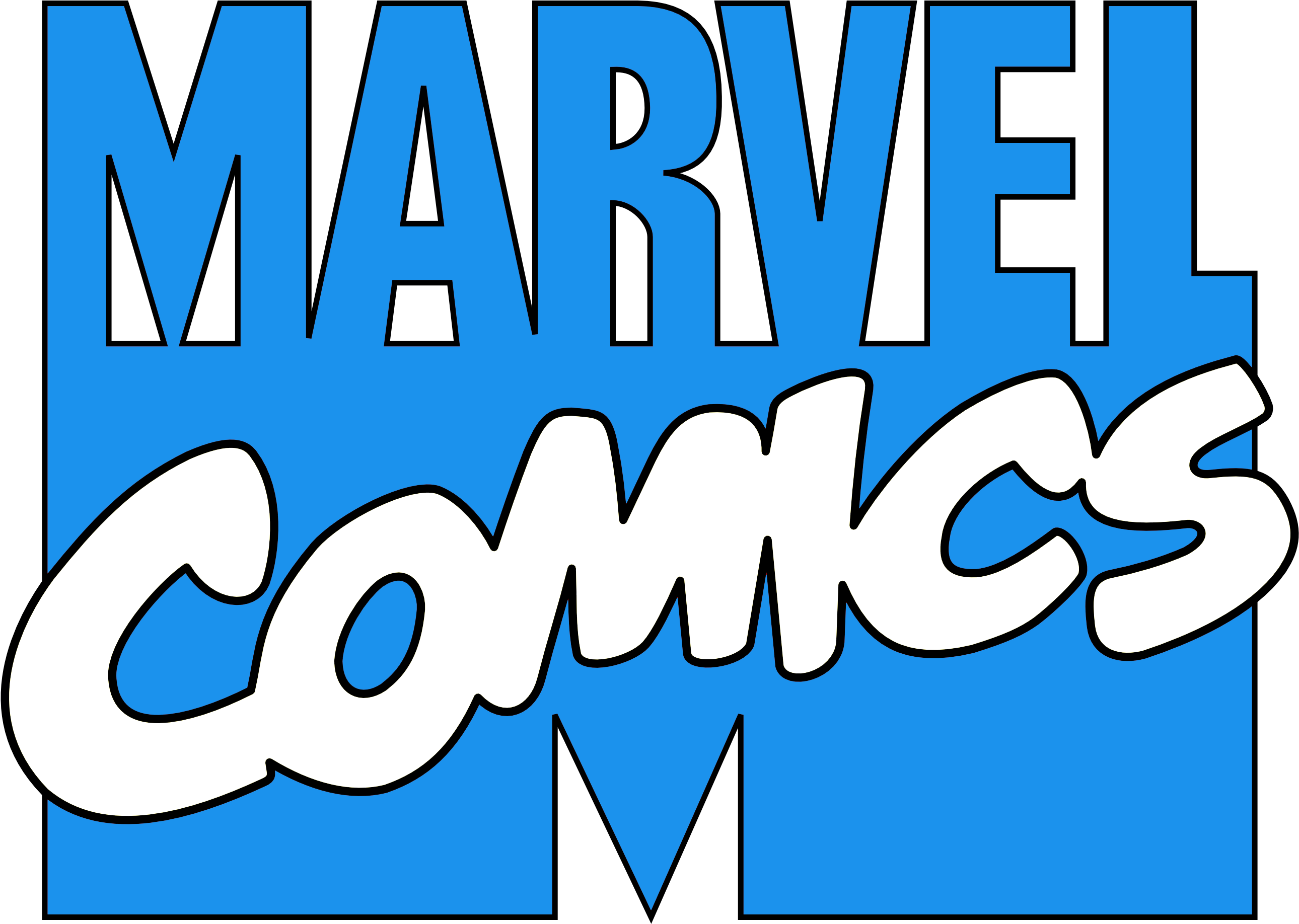 Ryanthescooterguy 1980s/90s Marvel Comics Logo By Ryanthescooterguy - Marvel Comics Logo Png (2923x2067)