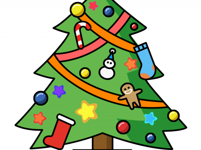 Xmas Cliparts - Christmas Tree Clip Art (640x480)
