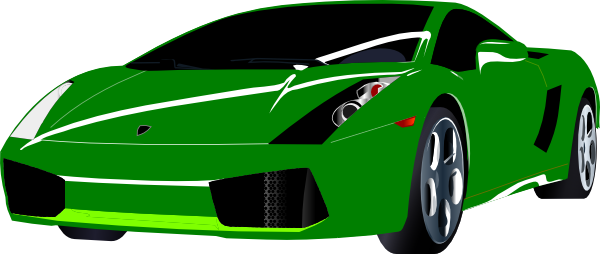 Lamborghini Clipart Blue Sports Car - Sport Car Clipart Png (600x254)