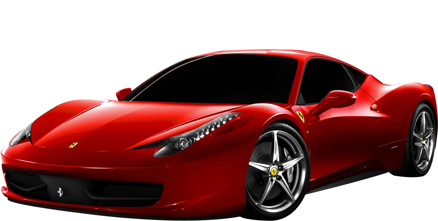 Ferarri Clipart Sports Car - Ferrari F458 Italia Png (1700x1000)