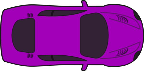 race car cartoon top view