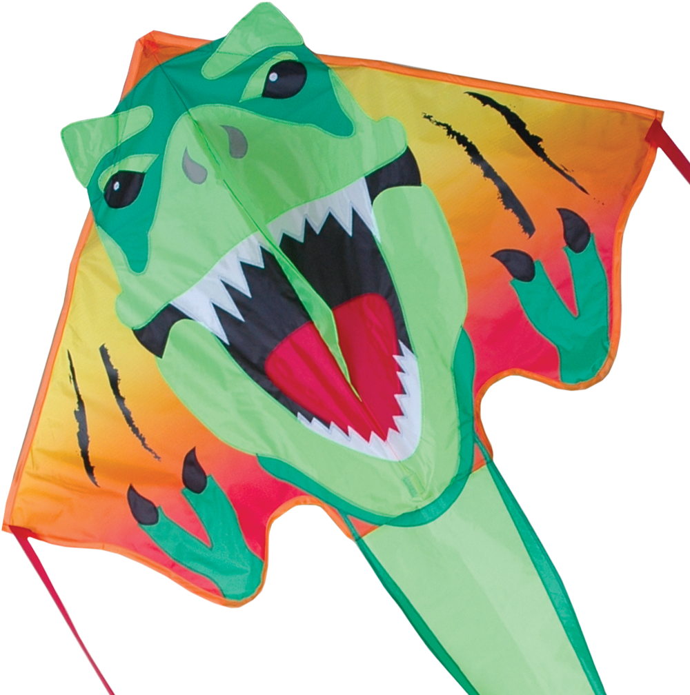 Large Easy Flyer Kite - Premier Kites & Designs Easy Flyer Kite, T-rex, (1024x1024)