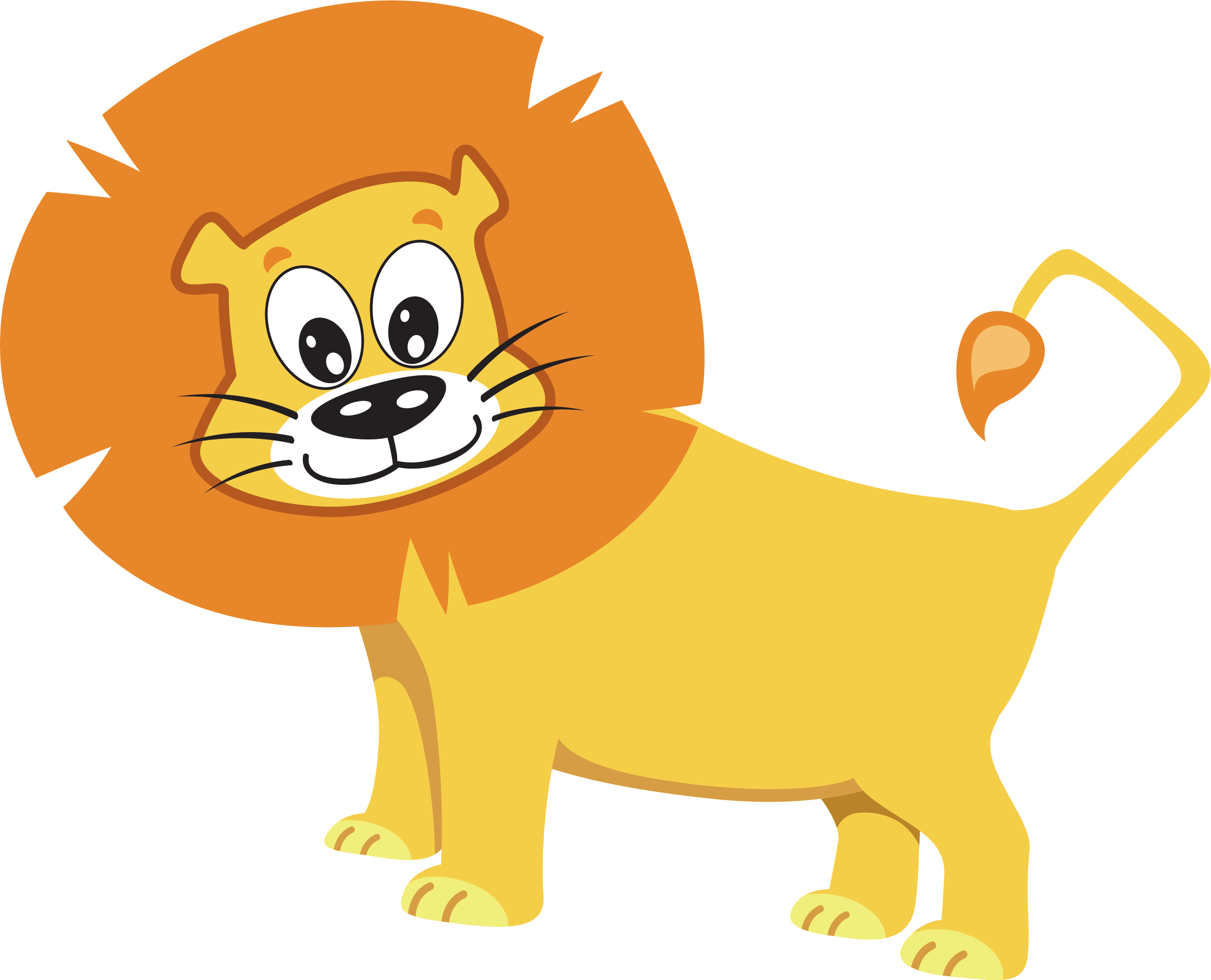 Lion Tiger Whiskers - Lion Png Vector (2323x1880)