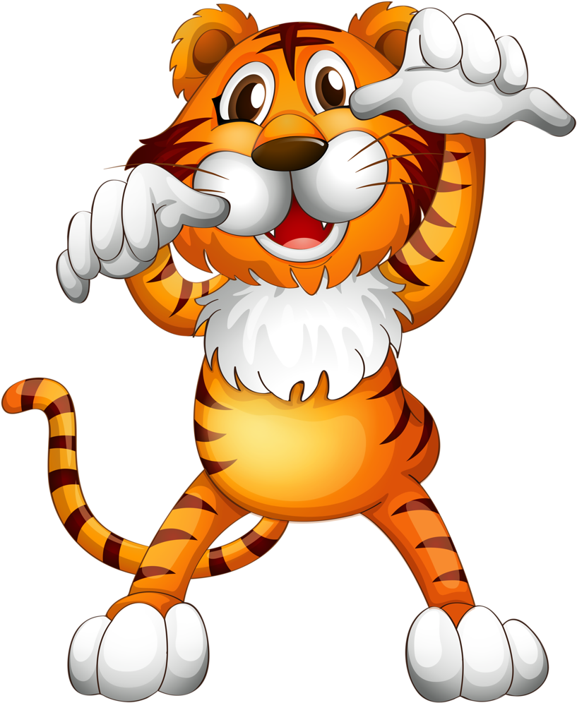 Ch B *✿* Tiger Drawing Pinterest Tiger Drawing, Tigers - Funny Cartoon About A Tiger (860x1024)