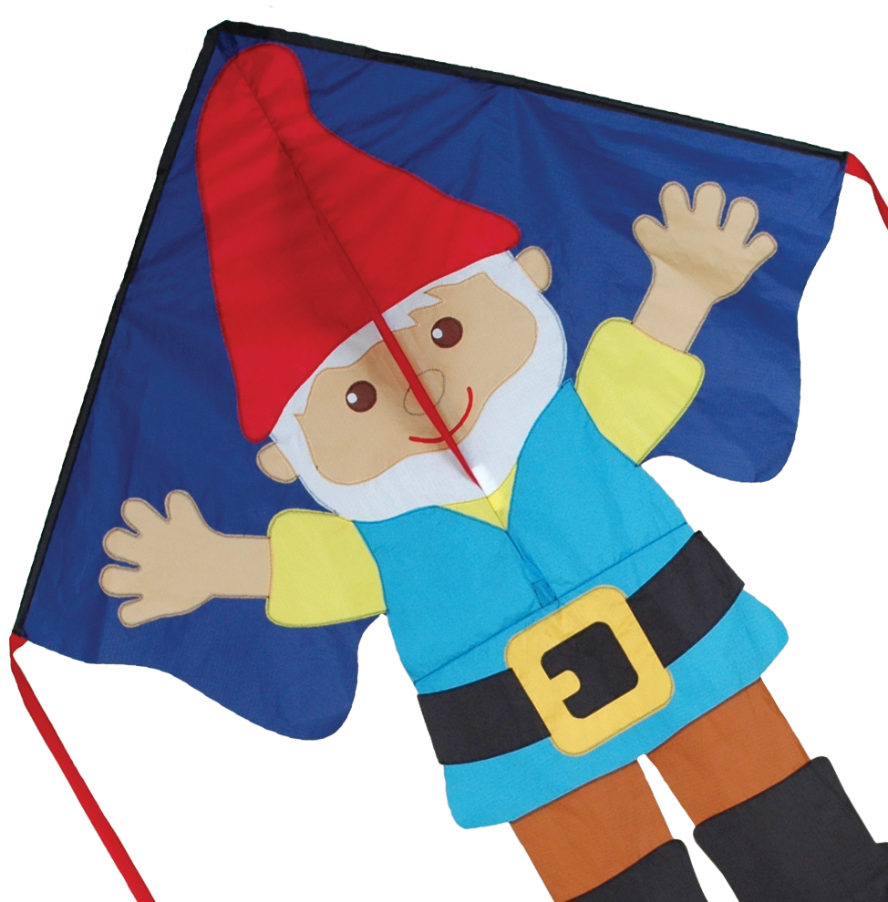 46" Gnome Easy Flyer Kite - Premier Gnome Kite (1024x1024)