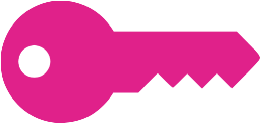 Barbie Pink Key Icon - Key Icon (512x512)