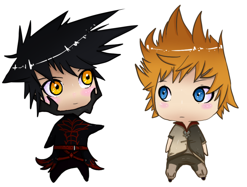 Kingdom Hearts Birth By Sleep Ventus Roxas Sora - Cartoon (900x648)