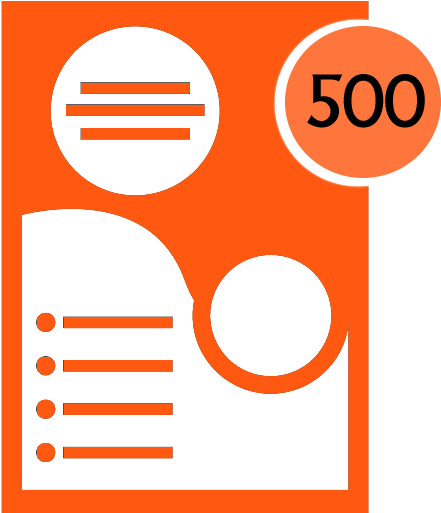 500 Flyer - Print Media Icon Png (512x512)