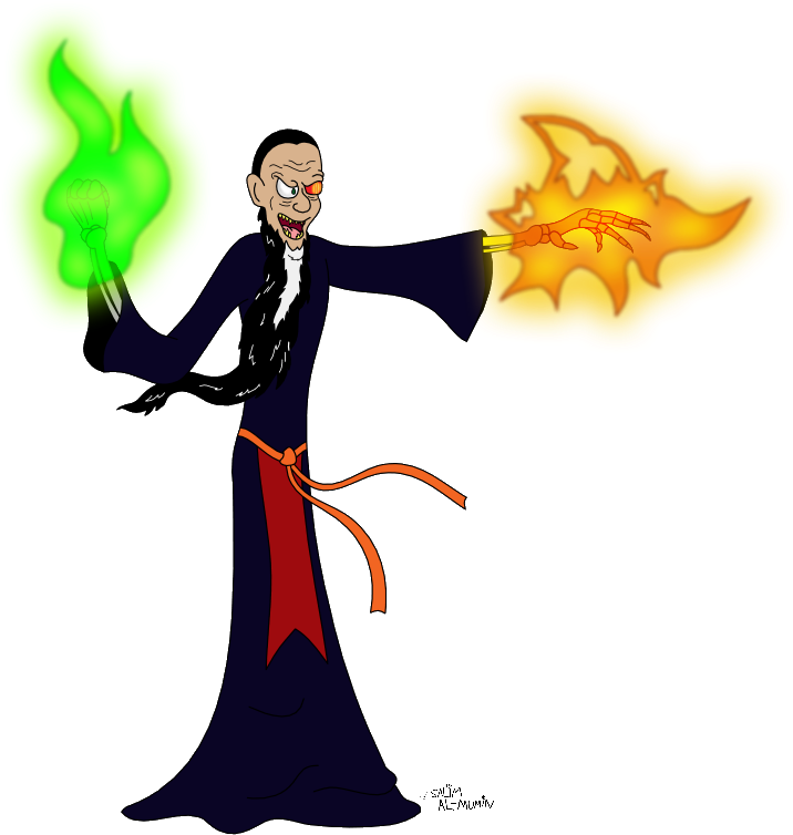 The Evil Sorcerer, Splight By Theunisonreturns - Sorcerer Cartoon (990x790)